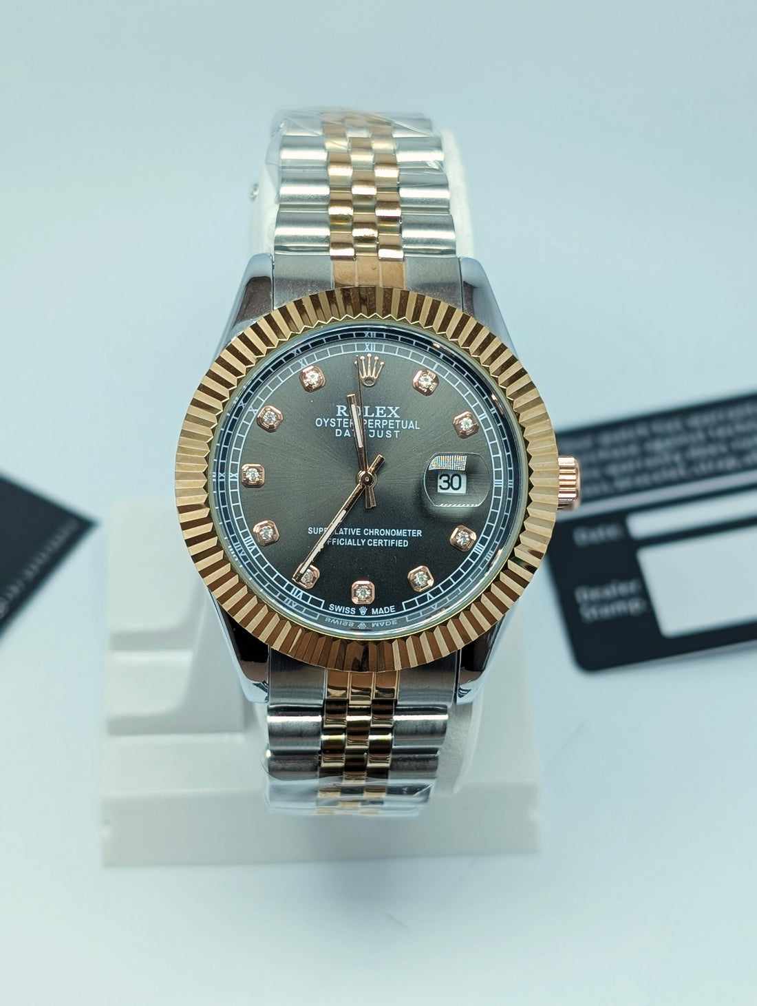 ROLX Oyster Perpetual DATE JUST - Olive